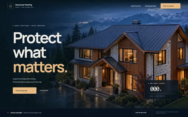 Open the Roofing Experts 3D demo